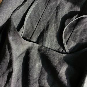 Black Linen Dress